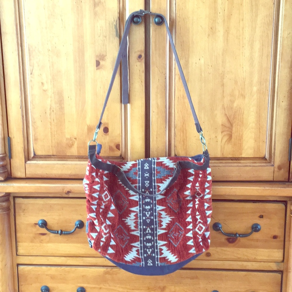 Aztec/Grandma Style Weekender Bag